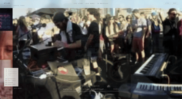 ATLAS — 3D semantic search for live performances